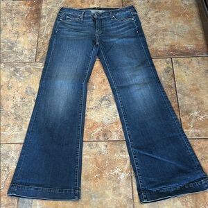 7 For All Mankind Indigo Flare Jeans